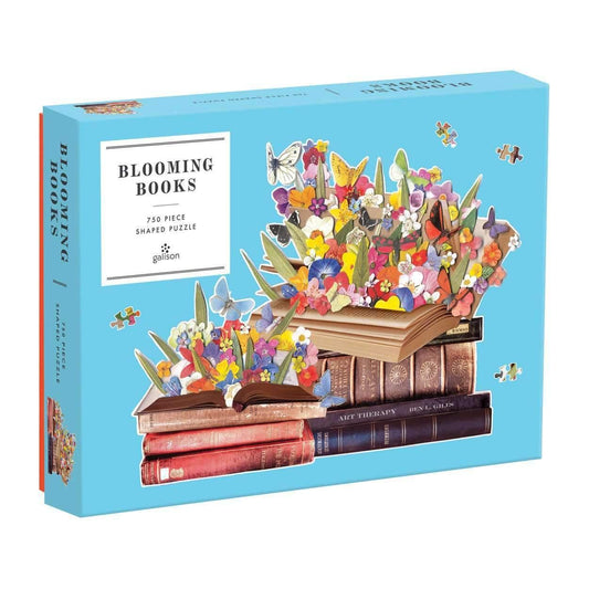 Blooming Books 750 Piece Shaped Jigsaw Puzzle Galison - BIG FRENCHIES