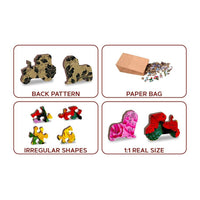 Blooming Flowers 505 Piece Wood Jigsaw Puzzle Wooden City