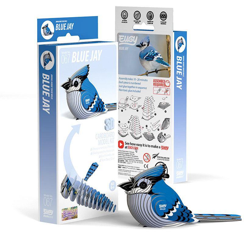 Blue Jay 3D Cardboard Model Kit Eugy - BIG FRENCHIES