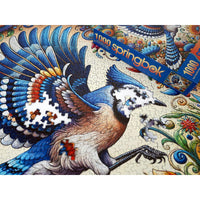Blue Jay in Summer 1000 Piece Jigsaw Puzzle Springbok