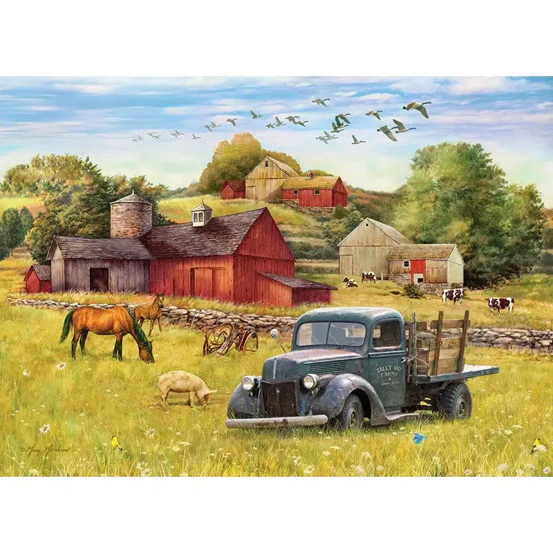 Blue Truck Farm 35 Piece Tray Jigsaw Puzzle Cobble Hill - BIG FRENCHIES