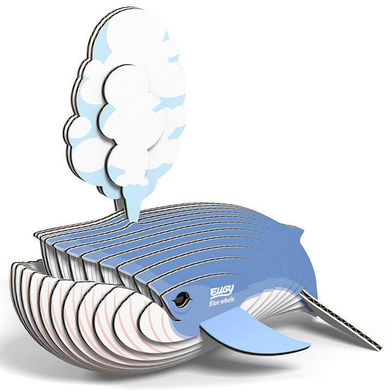 Blue Whale 3D Cardboard Model Kit Eugy - BIG FRENCHIES