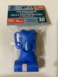 Dog Waste Bag Dispenser with (30) Refill Bags