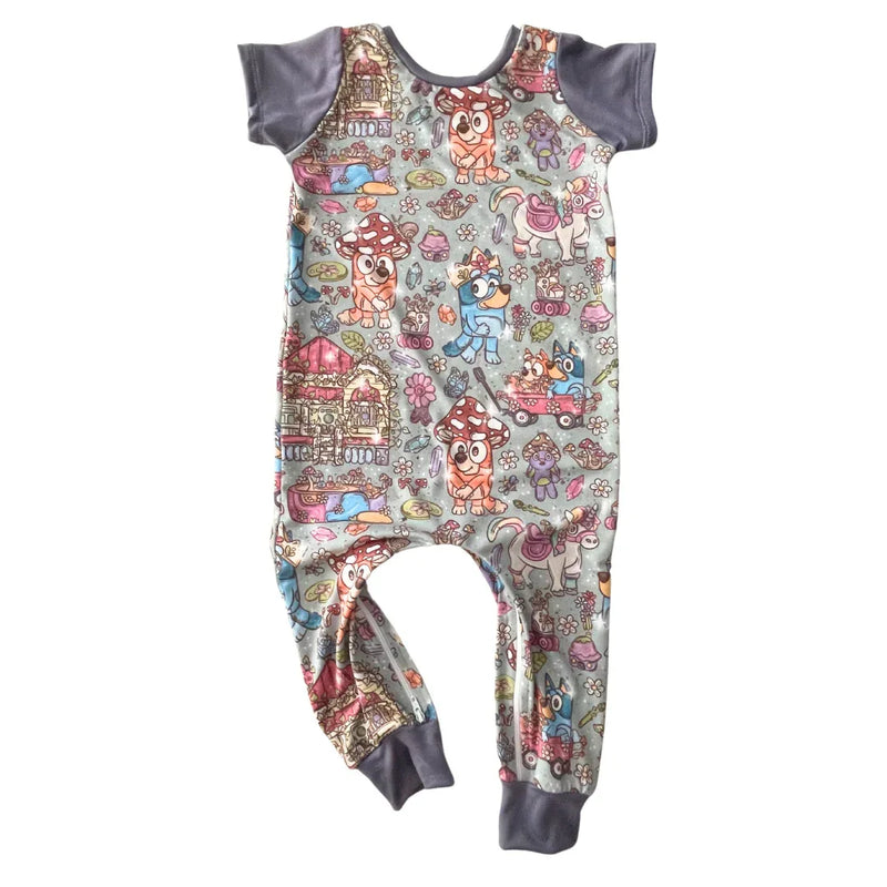 Cottage Core Garden Zip Romper - BIG FRENCHIES