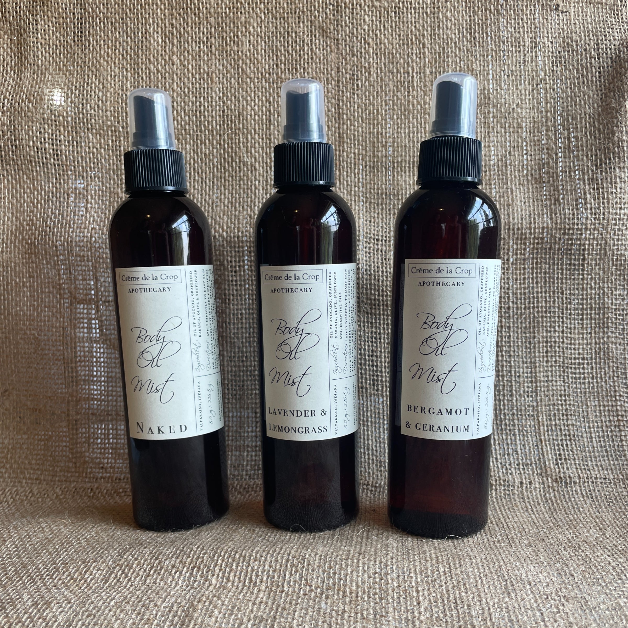 Body Oil Mist - Essential Oils or Naked - BIG FRENCHIES