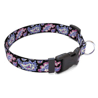 Black Bohemian Paisley Dog Collar