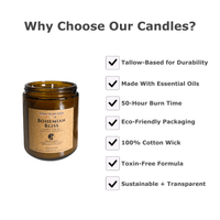 Bohemian Bliss Tallow Candle - BIG FRENCHIES