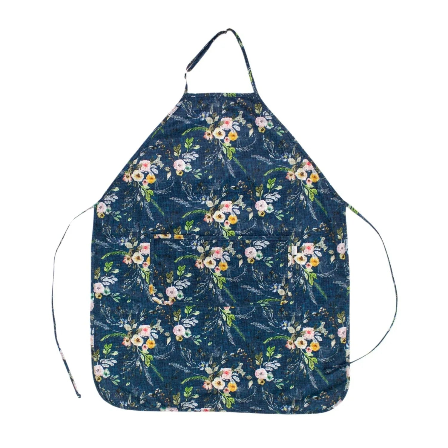 Boho Floral Apron - fits sizes youth small through adult 2XL - BIG FRENCHIES