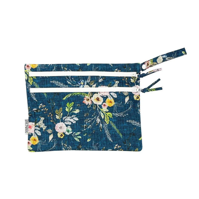 Boho Floral - Waterproof Wet Bag (For mealtime, on-the-go, and more!) - BIG FRENCHIES