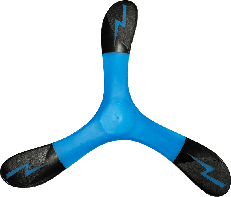Blue Bolt Boomerang - Light and Fast Boomerangs for Hobby Throwers-Boomerangs-BIG FRENCHIES-Boomerangs.com
