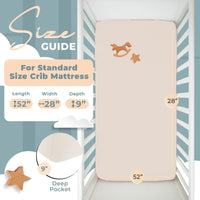 Nyte Nyte Bamboo Fitted Crib Sheet - BIG FRENCHIES