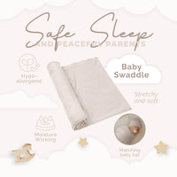 Baby Swaddle Blanket + hat - BIG FRENCHIES