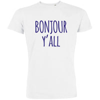 Bonjour Y'all Men's Organic Tee