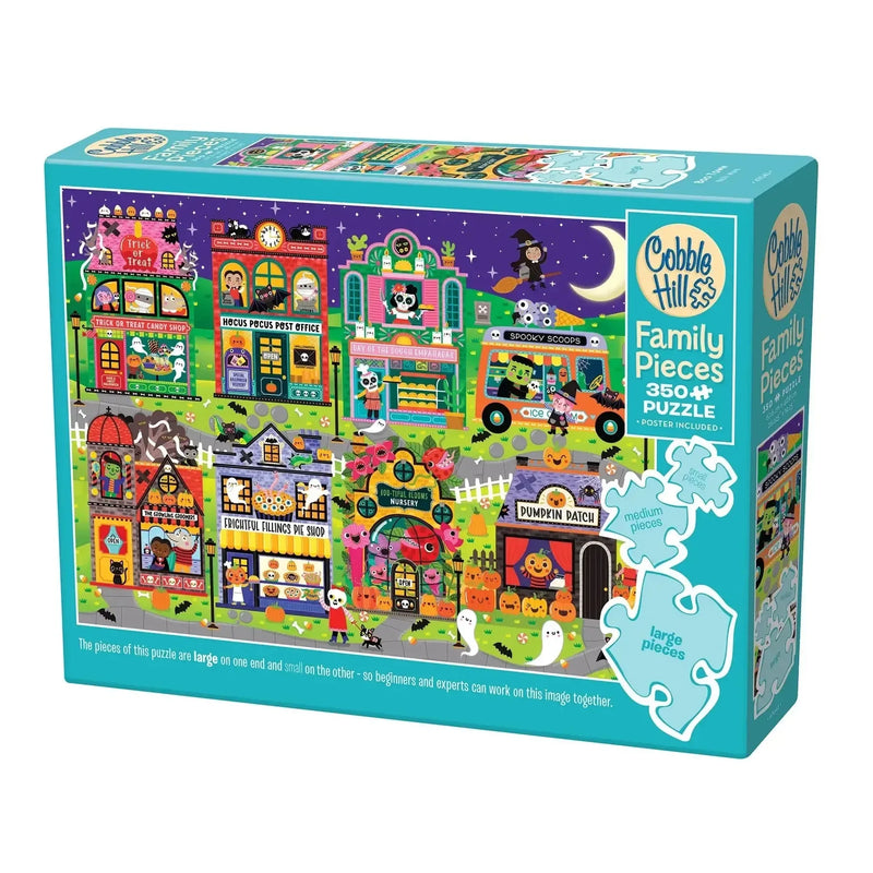 Boo Town 350 Piece Family Jigsaw Puzzle Cobble Hill - BIG FRENCHIES