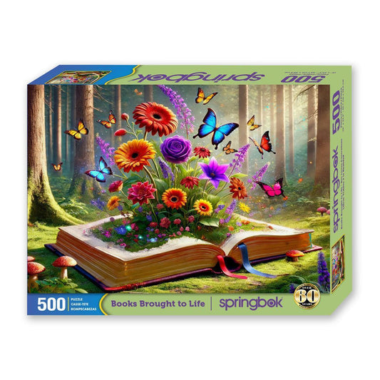 Book Brought to Life 500 Piece Jigsaw Puzzle Springbok - BIG FRENCHIES