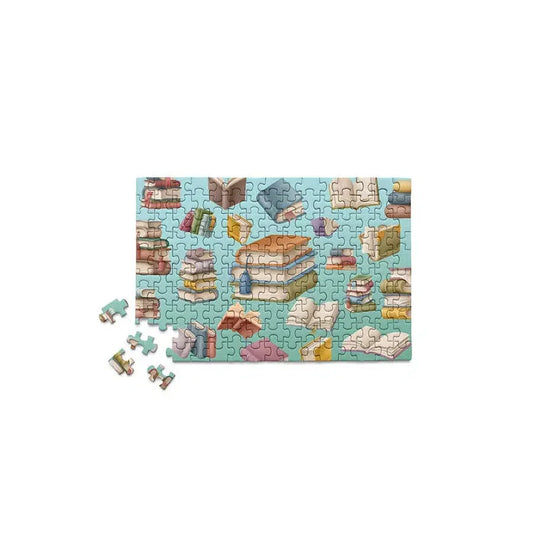 Book Collage 150 Piece Mini Jigsaw Puzzle Micro Puzzles