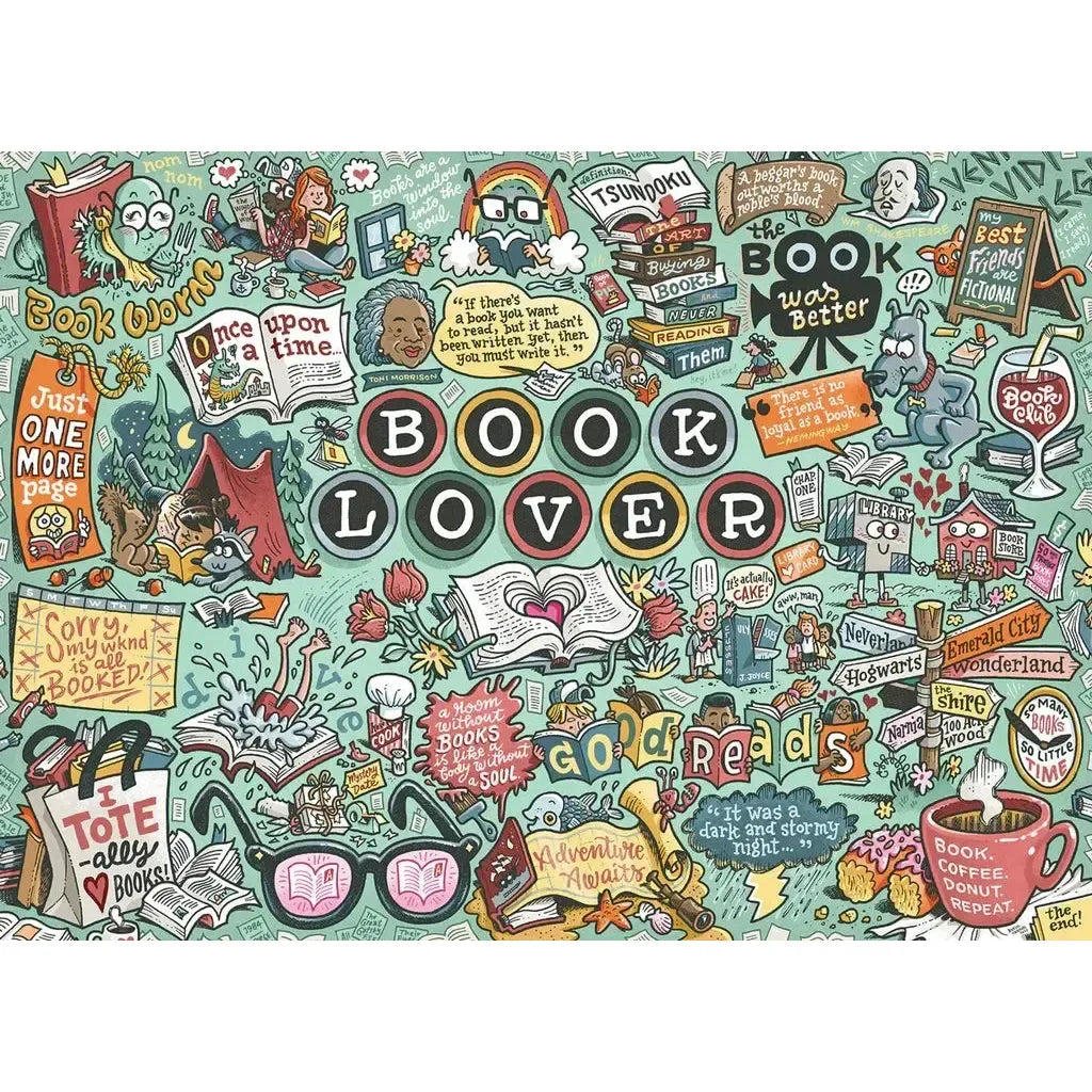 Book Lover "Something's Amiss!" 1000 Piece Jigsaw Puzzle PuzzleTwist - BIG FRENCHIES