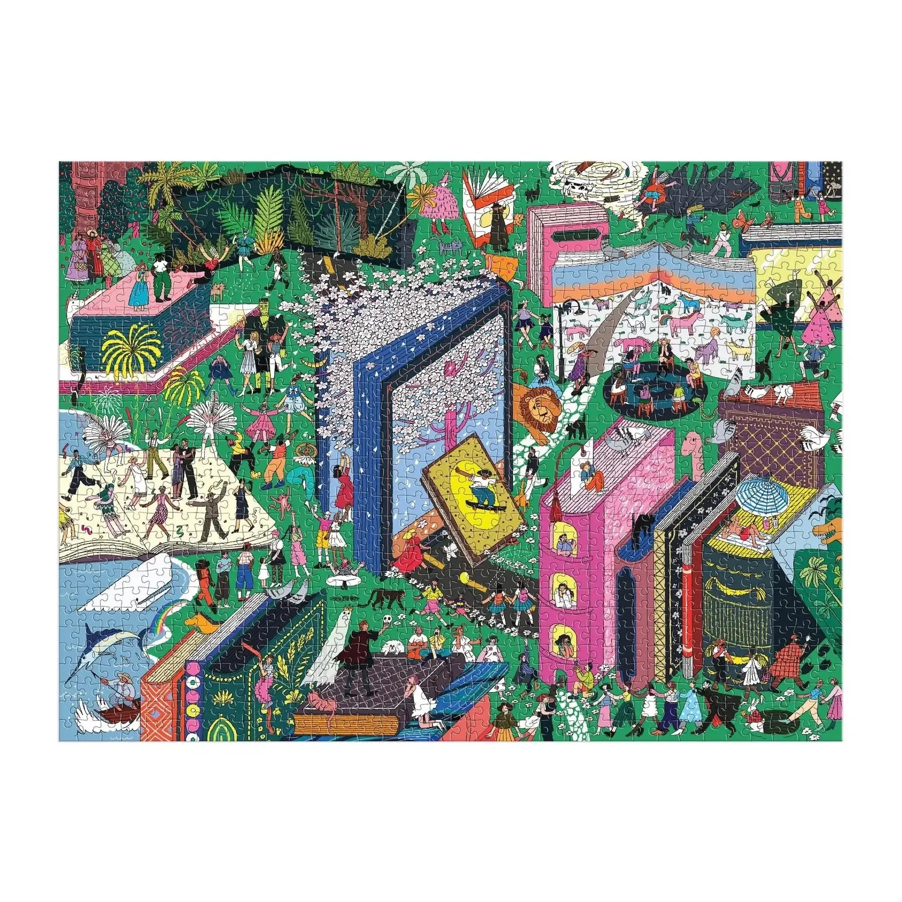 Book World 1000 Piece Jigsaw Puzzle Galison