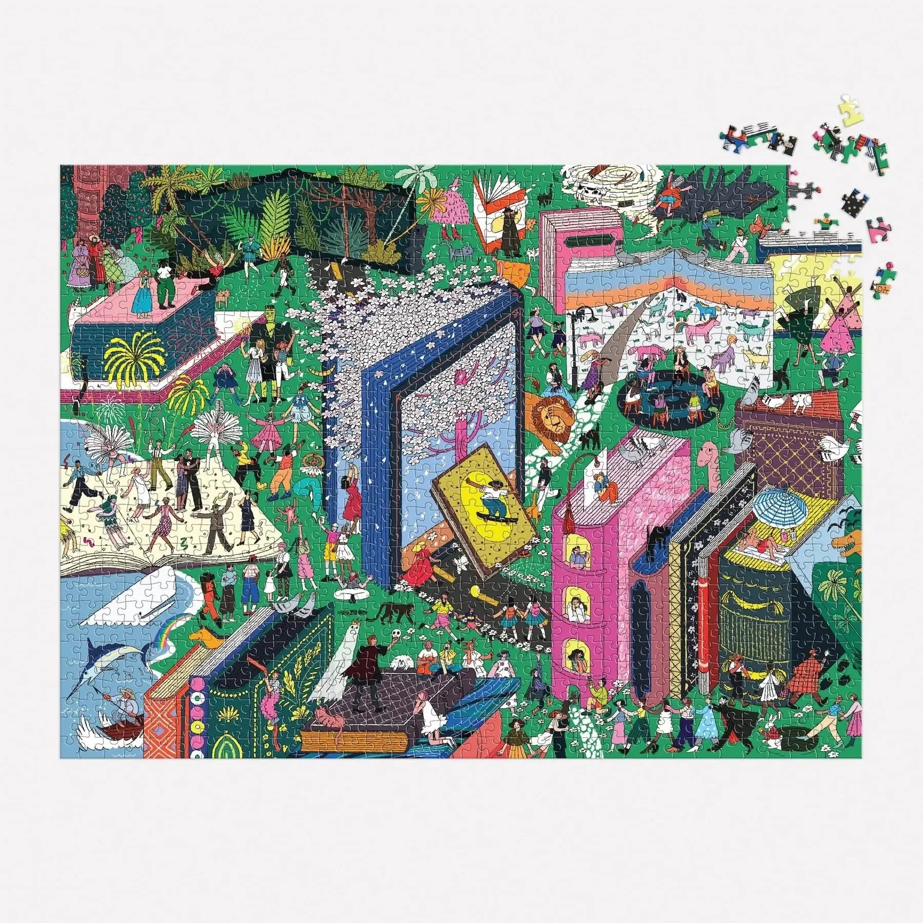 Book World 1000 Piece Jigsaw Puzzle Galison