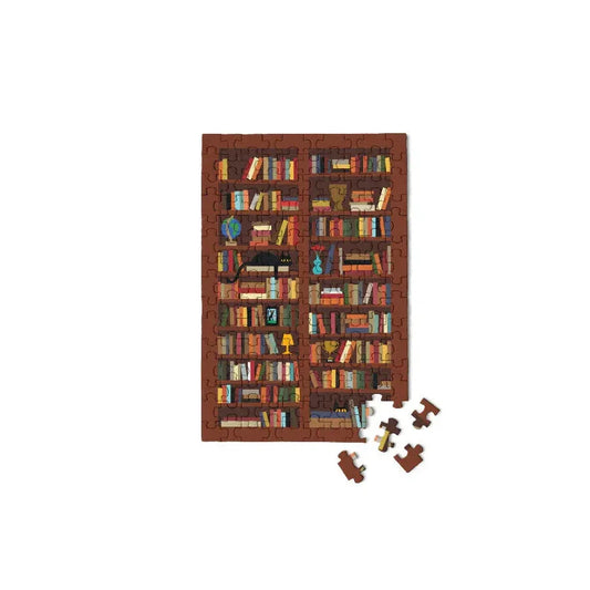 Bookcase 150 Piece Mini Jigsaw Puzzle Micro Puzzles - BIG FRENCHIES