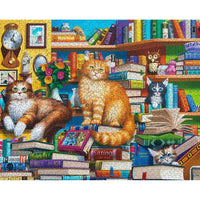 Bookshop Cats 1000 Piece Jigsaw Puzzle Springbok