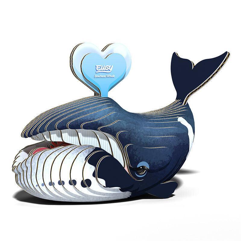 Bowhead Whale 3D Cardboard Model Kit Eugy - BIG FRENCHIES
