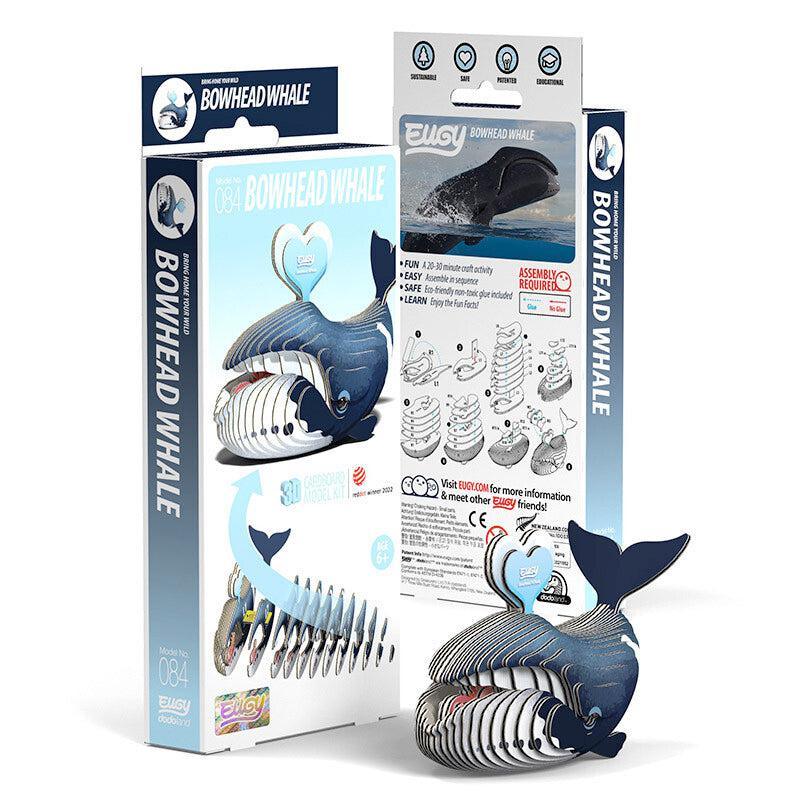 Bowhead Whale 3D Cardboard Model Kit Eugy - BIG FRENCHIES