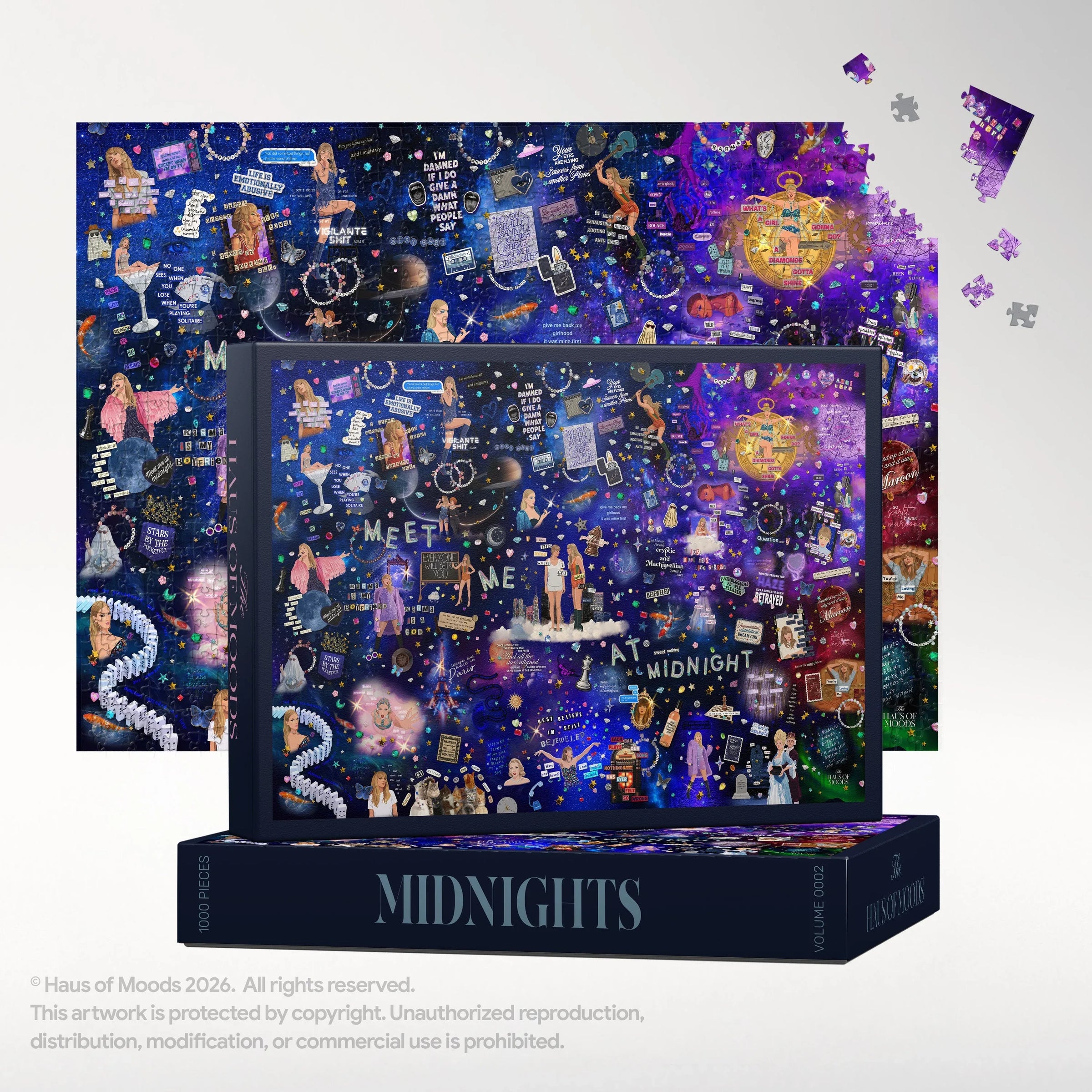 Midnights Lyrics & Easter Eggs Puzzle © - BIG FRENCHIES