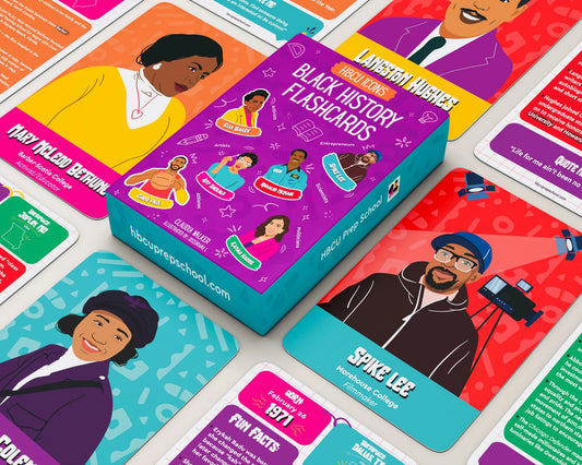 HBCU Icons Black History Flashcards - BIG FRENCHIES