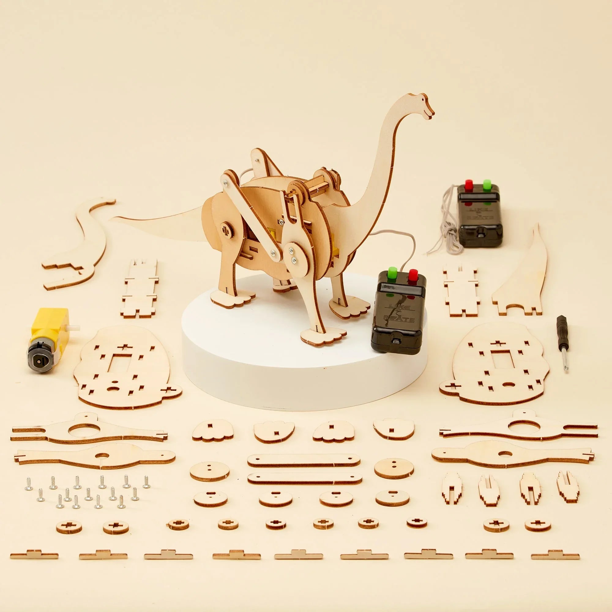 Dinosaur Robot Brachiosaurus DIY Kit, Educational STEM Toy - BIG FRENCHIES