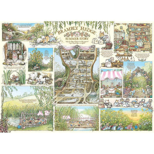 Brambly Hedge Summer Story 1000 Piece Jigsaw Puzzle Cobble Hill - BIG FRENCHIES