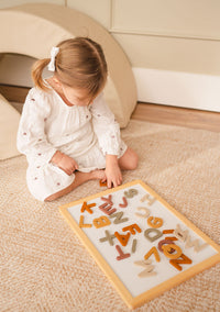 Alphabet Magnet Play Set and Whiteboard Bundle