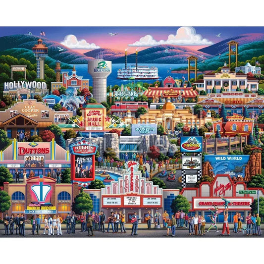 Branson 210 Piece Jigsaw Puzzle Boardwalk - BIG FRENCHIES