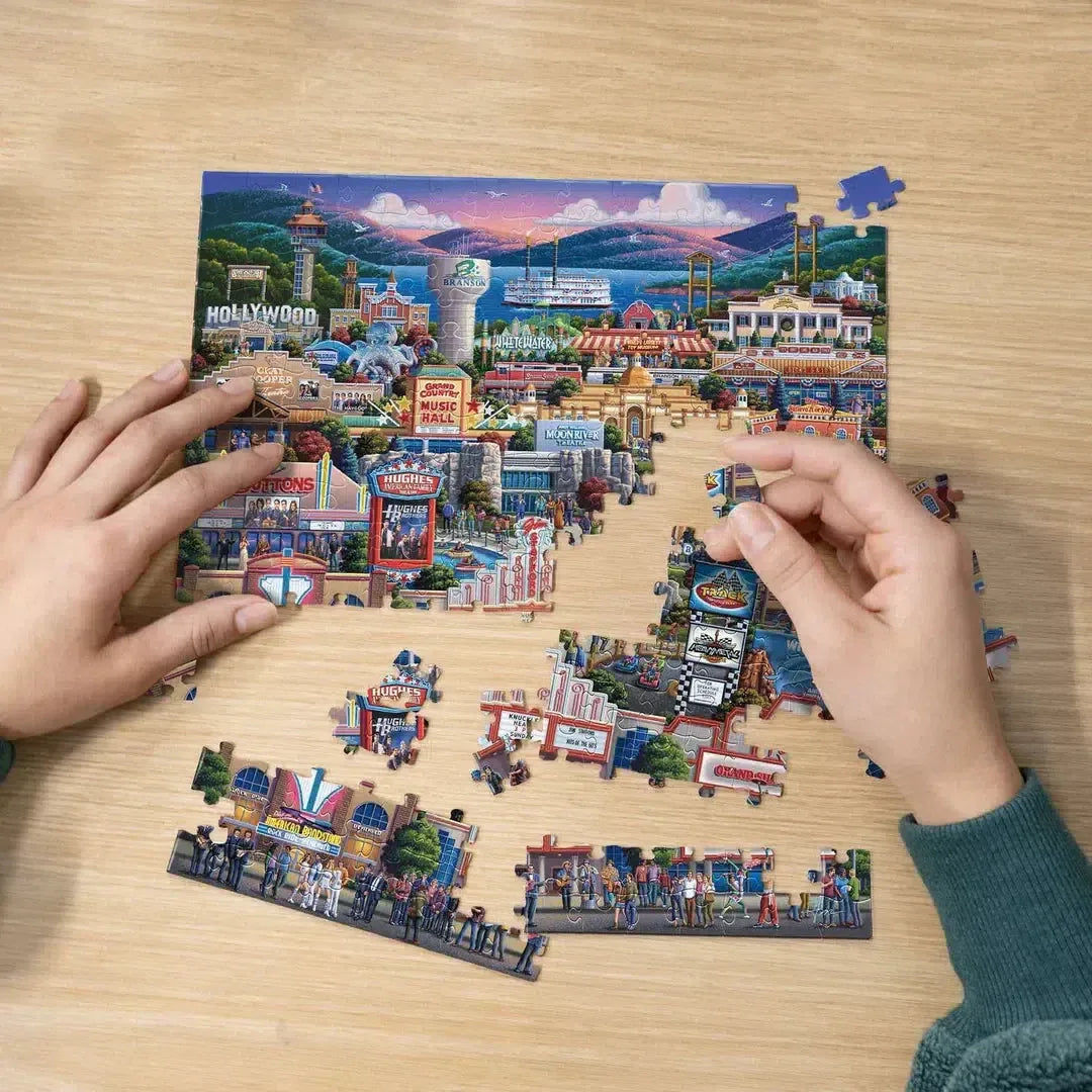 Branson 210 Piece Jigsaw Puzzle Boardwalk - BIG FRENCHIES