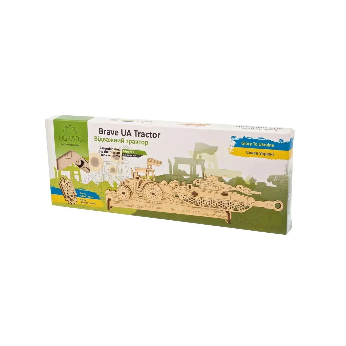 Brave UA Tractor Wood Model Kit UGEARS - BIG FRENCHIES