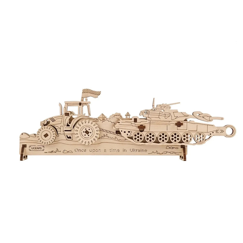 Brave UA Tractor Wood Model Kit UGEARS - BIG FRENCHIES