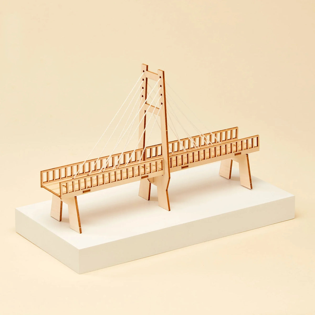 Cable-Stayed Bridge DIY Kit, Educational STEM Toy - BIG FRENCHIES