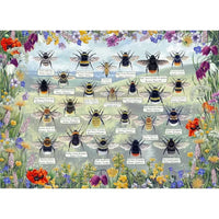 Brilliant Bees 1000 Piece Jigsaw Puzzle Gibsons - BIG FRENCHIES