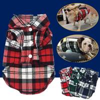 British Style Plaid Dog Shirt – Cotton Pet Clothes for Small Dogs & Cats - BIG FRENCHIES