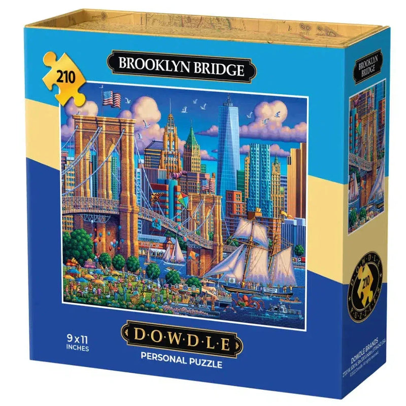 Brooklyn Bridge 210 Piece Jigsaw Puzzle Dowdle - BIG FRENCHIES
