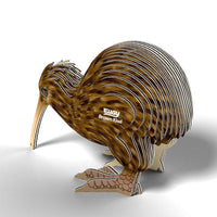 Brown Kiwi 3D Cardboard Model Kit Eugy