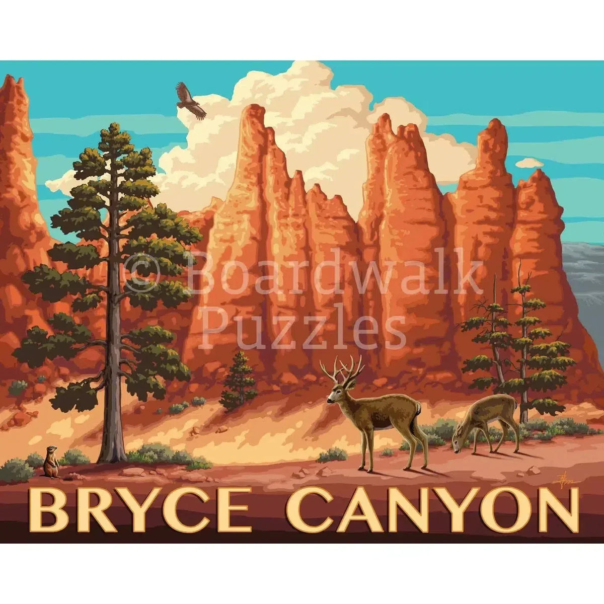 Bryce Canyon National Park 210 Piece Jigsaw Puzzle Boardwalk - BIG FRENCHIES