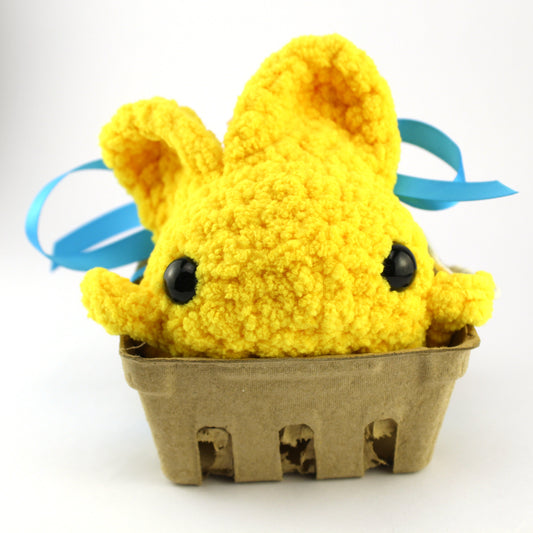 Bub the Banana Whale Crochet Plushie