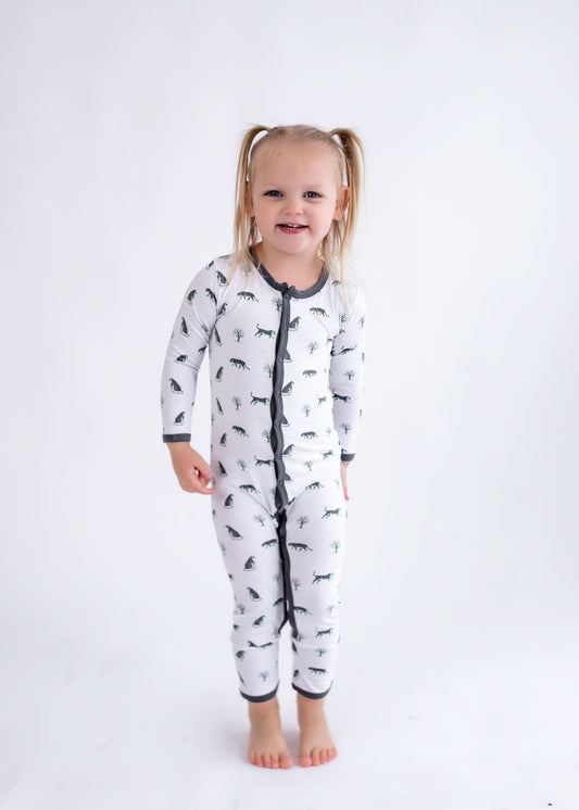 Snow Leopard | Snap Romper - BIG FRENCHIES