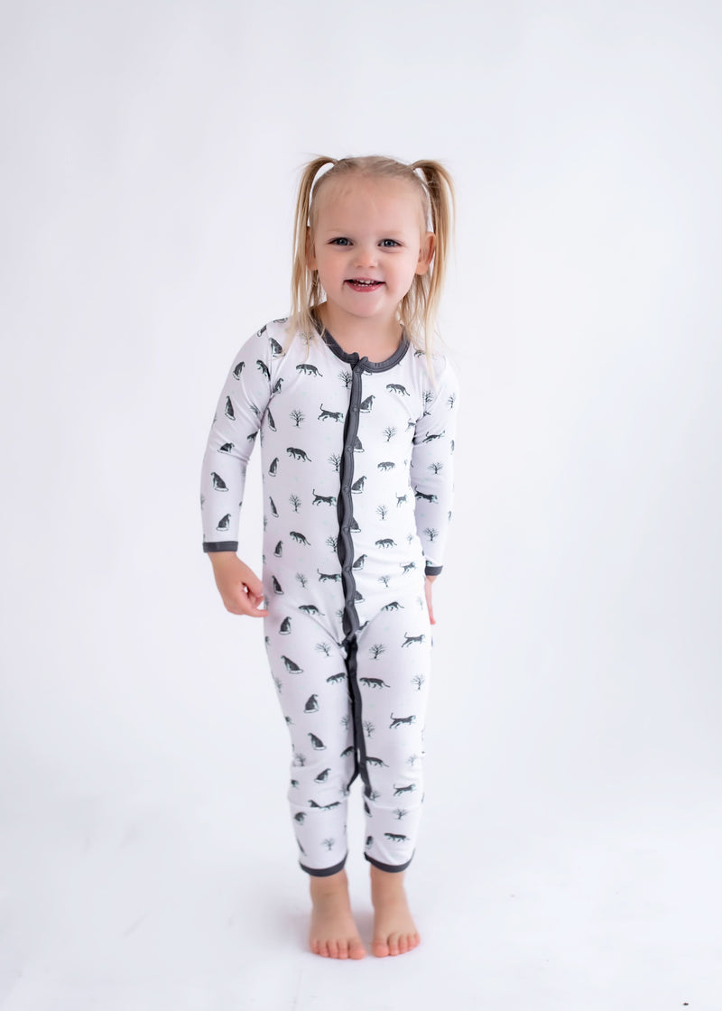 Snow Leopard | Snap Romper - BIG FRENCHIES