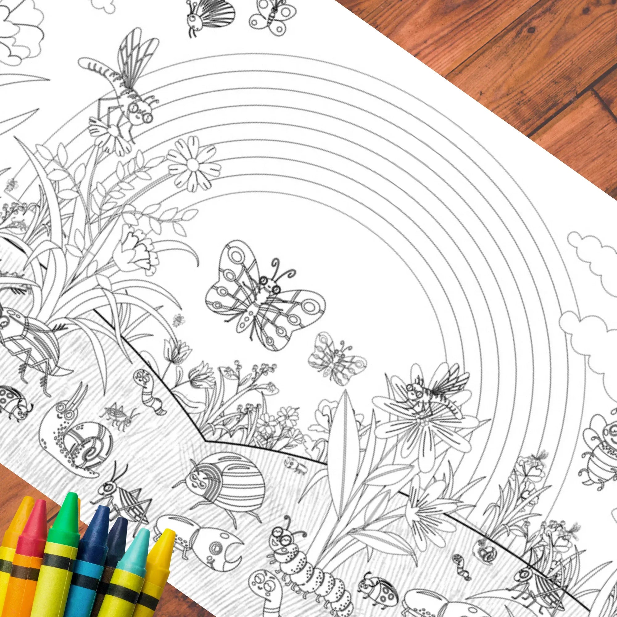 Bugs Coloring Tablecloth - BIG FRENCHIES