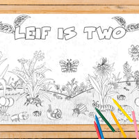 Bugs Coloring Tablecloth - BIG FRENCHIES