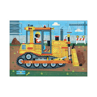 Bulldozer 48 Piece Mini Jigsaw Puzzle Mudpuppy