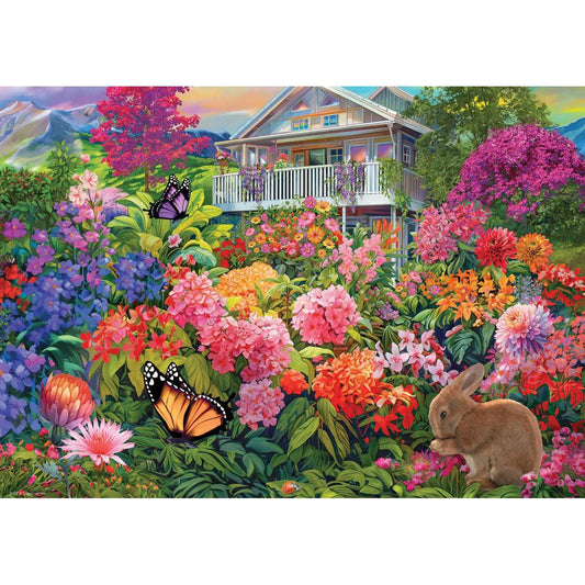 Bunny Garden 104 Connecting Pieces Jigsaw Puzzle Eurographics - BIG FRENCHIES