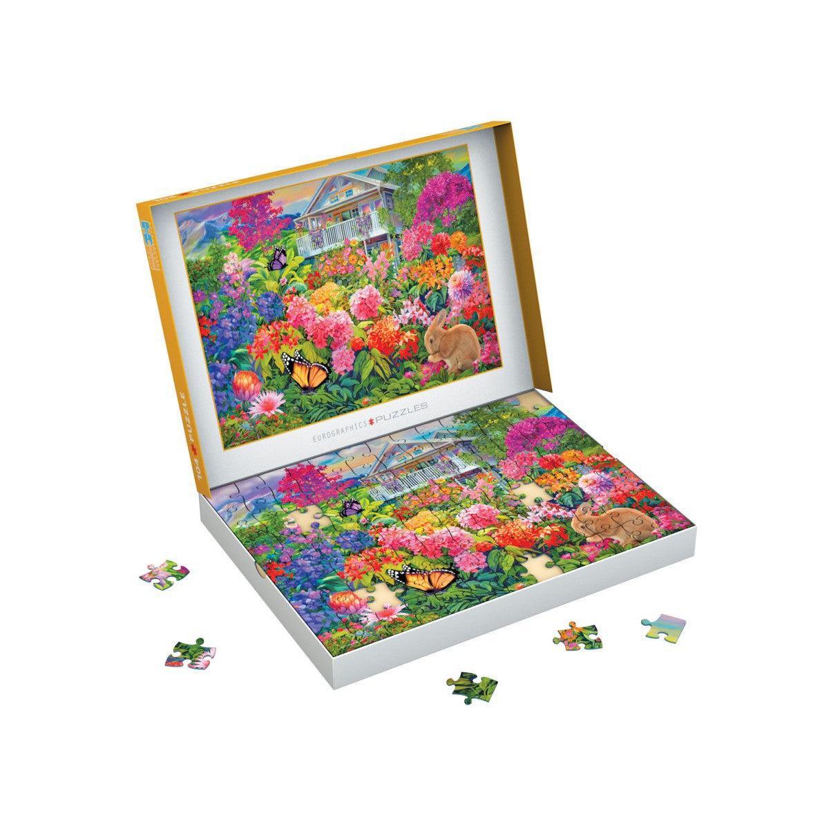 Bunny Garden 104 Connecting Pieces Jigsaw Puzzle Eurographics - BIG FRENCHIES